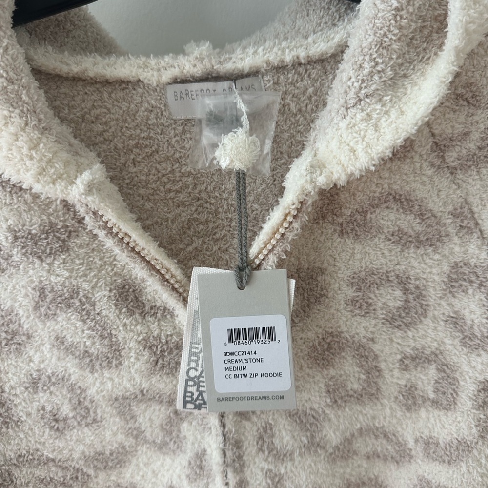 Barefoot Dreams Cream Teddy Jacket - Picture 3 of 4